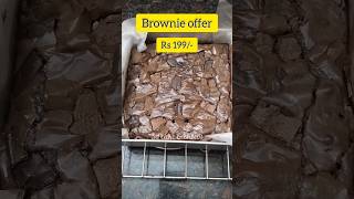 Brownie 😊 homemade brownie price 199 only brownie offer shorts brownieoffer ytshorts [upl. by Courtney]