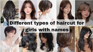 Different types of Haircut for girlswomen with names  Latest Haircut ideas  The Queen of Fashion [upl. by Breed]