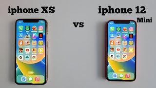 iphone 12 Mini vs iphone XS in 2024  Speed Test [upl. by Eenahpets]