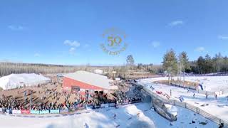 Birkie 2024 360 Startline Flyover [upl. by Yesima279]