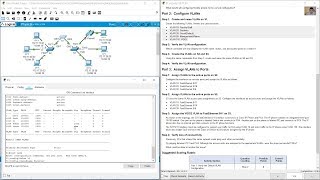 6217  Packet Tracer  Configuring VLANs [upl. by Siloum]