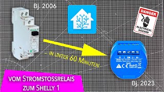 Taststeuerung  vom ELTAKO zum Shelly 1 homeassistant shelly [upl. by Aidualc]