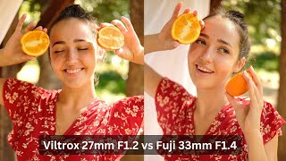 Blind Test Viltrox 27mm F12 Pro vs Fujifilm XF33mm F14 LM WR [upl. by Reivaxe483]