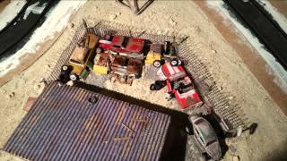 Aufbau building racetrack carrera go tutorial Nevada Project documentary diorama History [upl. by Roosnam]