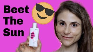 KRAVE BEAUTY BEET THE SUN SUNSCREEN REVIEW DR DRAY [upl. by Dunton]