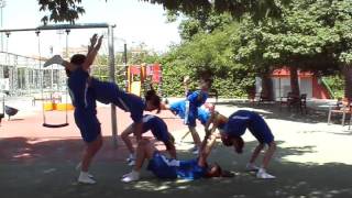 CEIP Nicolás de las Peñas 2011 acrosport en escuela primariaavi [upl. by Bartlet]