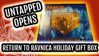 Return to Ravnica Holiday Gift Box Unboxing [upl. by Kellina]