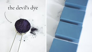 Use this ancient natural dye to color handmade soap blue [upl. by Ylrebma]