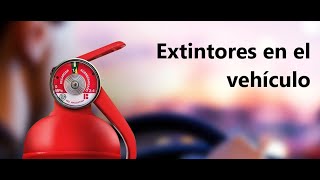 Extintor en el vehículo [upl. by Rahs410]