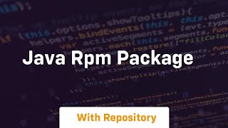 java rpm package [upl. by Warde]