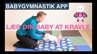 Baby Håndstand  BabyGymnastik og Leg Motorik træning til Baby  69 måneder BabyGym BabyTummel [upl. by Ainaj]