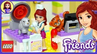 Lego Friends Heartlake Vet Clinic Set Unboxing Building Review  Kids Toys [upl. by Martens]