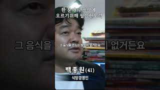 지금의 백종원을 만든 노력 백종원 흑백요리사 [upl. by Adnuahsar]