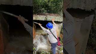 Penstock manhole inspection [upl. by Yeslek]