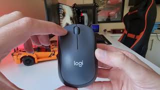 Logitech M220 Silent Wireless Mouse Unboxing Noise Test and Review Competition [upl. by Wehrle]