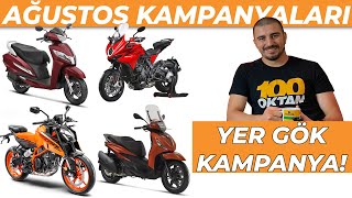 Yer Gök Kampanya Ağustos Ayı Motosiklet Kampanyaları [upl. by Josephina]