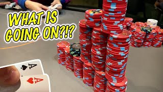 Pocket Aces Under Pressure  Poker Vlog 46 [upl. by Lain]