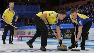 CURLING SWENOR Euro Chps 2013  Men Draw 4 [upl. by Standley]