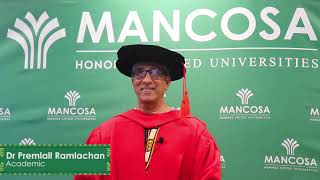 MANCOSA October 2021 Graduation  Session 3 [upl. by Atteuqcaj]