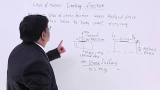 Class 11th – Limiting Friction  Laws of Motion  Tutorials Point [upl. by Phila292]