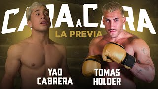 YAO CABRERA vs TOMAS HOLDER  CARA A CARA [upl. by Ennyleuqcaj]