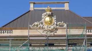 Stadtschloss Potsdam Wappenkartuschen und Anstrich Westfassade [upl. by Sandry]