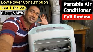 Cheap amp Best 1 TON Portable Air Conditioner AC  Low Power Cooling test Price  Full Review 2024 [upl. by Stoops326]