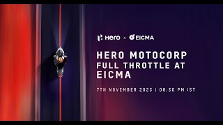 Hero MotoCorp Press Conference  Live from EICMA 2023 [upl. by Aoht657]