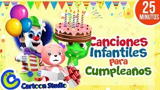 Canciones de cumpleaños  Feliz cumpleaños  Vídeos de cumpleaños  Felicitaciones de cumpleaños [upl. by Gerda]