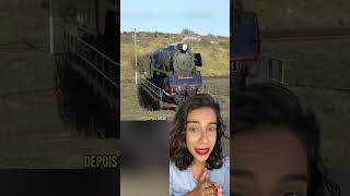 Você conhece esse antigo método de virar locomotivas 🚂 [upl. by Enelam]