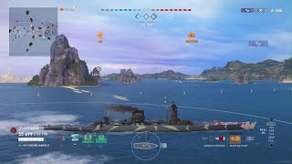 World of Warships Legends  Michelangelo Div Strikes Again [upl. by Alrats]