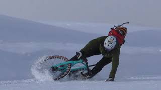 北海道冬ツーリング Snow cycling adventure bike [upl. by Paviour]