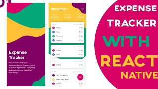 Build Expense Tracker App Using React Native [upl. by Ivens]