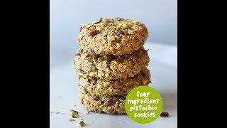 Four ingredient pistachio cookies [upl. by Atnima330]