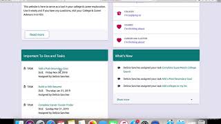 Naviance  Post Secondary Goal [upl. by Latonia]