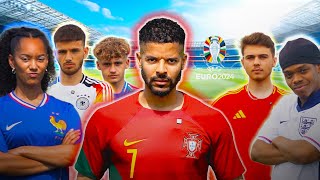 INTENSE YOUTUBERS EURO 2024 FOOTBALL BATTLE [upl. by Amick]