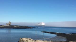 Steam Packet Company vessel BenmyChree in the mist [upl. by Htebazie]