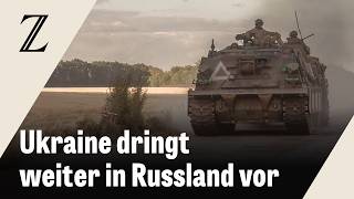 Ukrainische Soldaten dringen in Russland weiter vor [upl. by Irik]