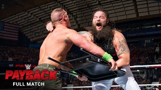 FULL MATCH  John Cena vs Bray Wyatt  Last Man Standing Match WWE Payback 2014 [upl. by Ahcropal336]