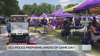 Drivers fans urged to be safe alert during ECU football opening weekend [upl. by Eirojram]