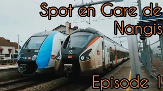 Spot en Gare de Nangis épisode 1 NAT Coradia Liner Ligne P [upl. by Niamrahc]