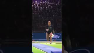 amazing performance Coline Devillard vault moments shorts [upl. by Haldi821]