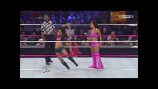 Brie Bella Slaps Aj Lee [upl. by Zonnya]