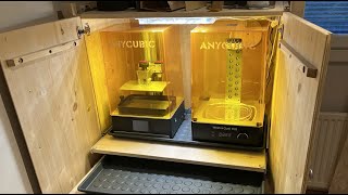 IKEA Ivar 3D Resin Printing Station with Anycubic Photon Mono X 6K [upl. by Enilaf]