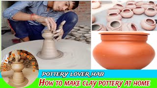 Ceramics  making clay and pottery  Amazing earthenware pot mass production process  Diy clay pots [upl. by Ainekahs]