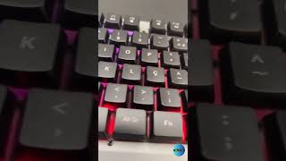 Teclado Gamer GK 300 Multilaser 🥹✨ music informatica papelaria [upl. by Opportuna]