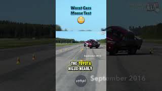 These Cars Failed the Moose Test 😱🚗💥 [upl. by Inor911]