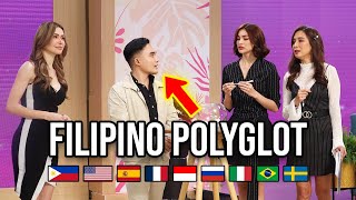 This Filipino Polyglot can speak in 9 Languages [upl. by Aihsenrad]