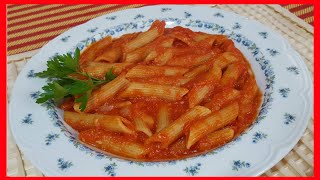 🍝 MACARRONES con Tomate Casero y Queso 🍅 ¡SÚPER FÁCILES de preparar [upl. by Annayhs]