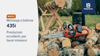 🔋 Motosega a Batteria Husqvarna  É abbastanza potente Nuova 435i  Husqvarna IT [upl. by Tati]